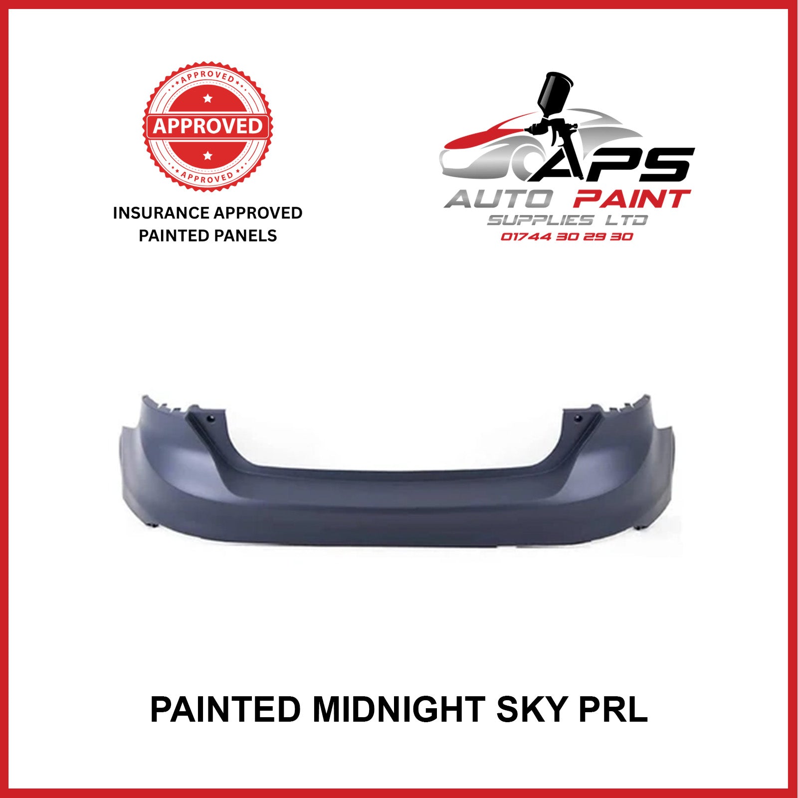Rear Bumper Paint Cost Ford Focus 2012-2014 New Rear Bumper Painted Midnight Sky PRL