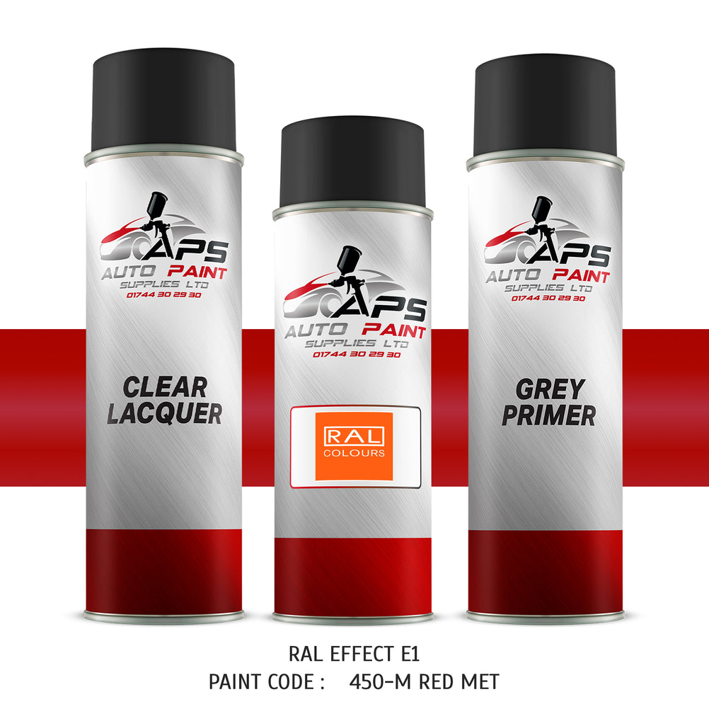 RAL effect paint code 450-M Red metallic