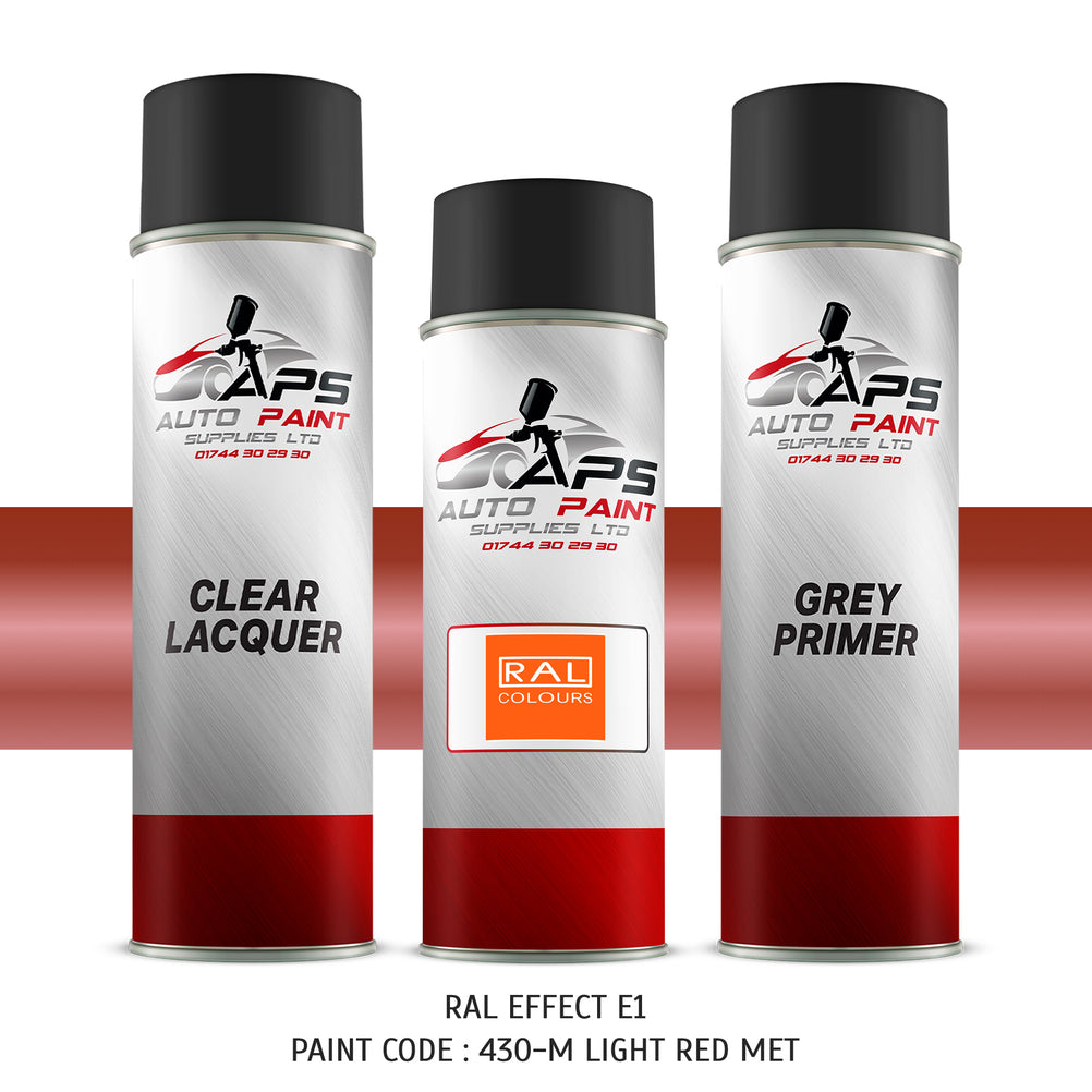 RAL effect paint code 430M Light red metallic