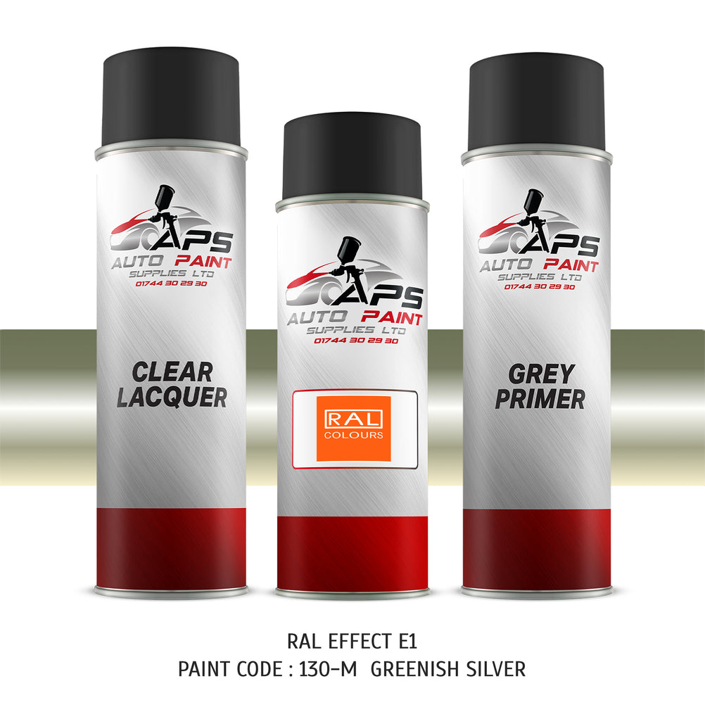 RAL effect paint code 130M greenish silver metallic