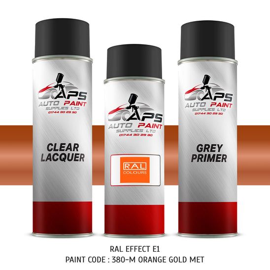 RAL effect paint code 380M Orange gold metallic