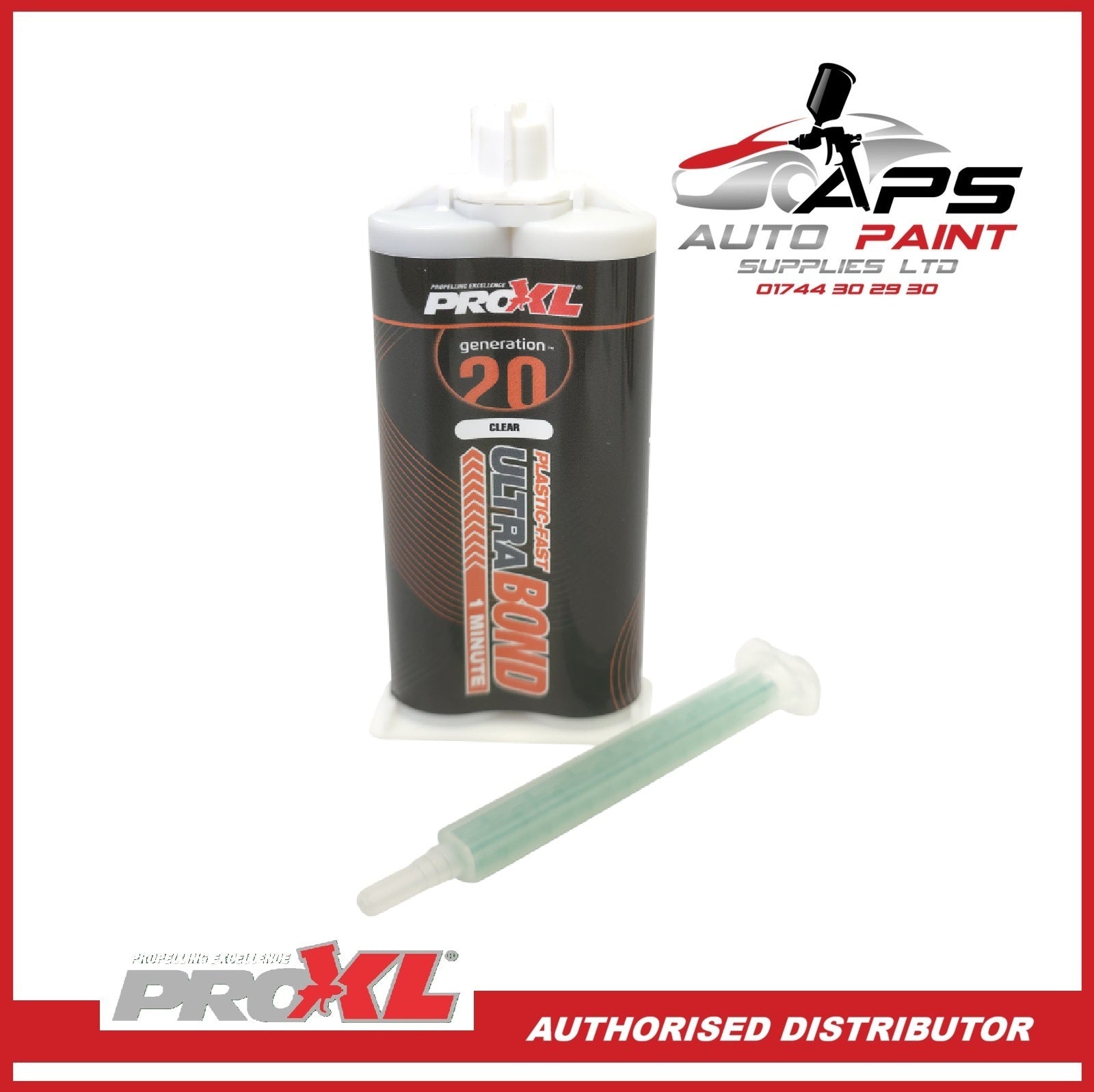 ProPlas 2K PU Plastic Adhesive 60 second - Clear