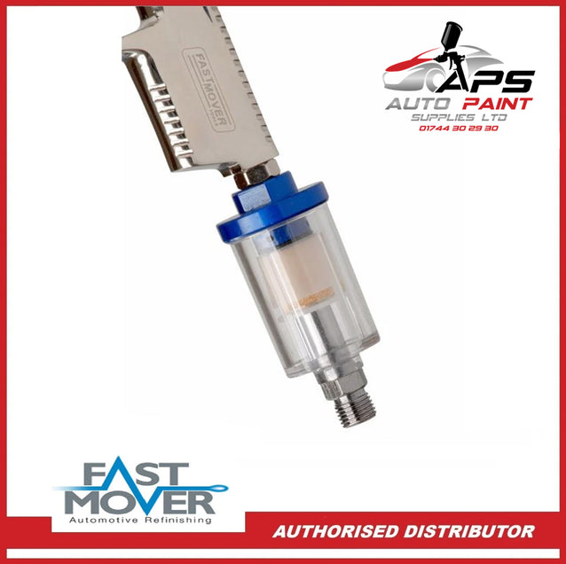 SPRAY GUN MINI INLINE WATER TRAP, 1/4 BSP THREAD